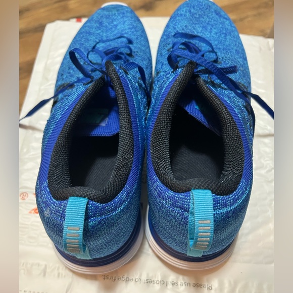 Men’s Nike Flyknit LUNAR 1 Shoes in blue Size 10. Deep cleaned ready to wear - Picture 5 of 5